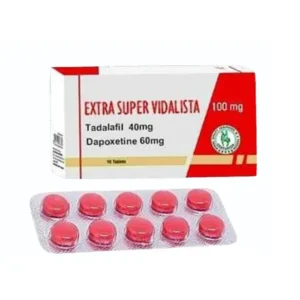 Extra Super Vidalista (Tadalafil 40 + Dapoxetine 60)